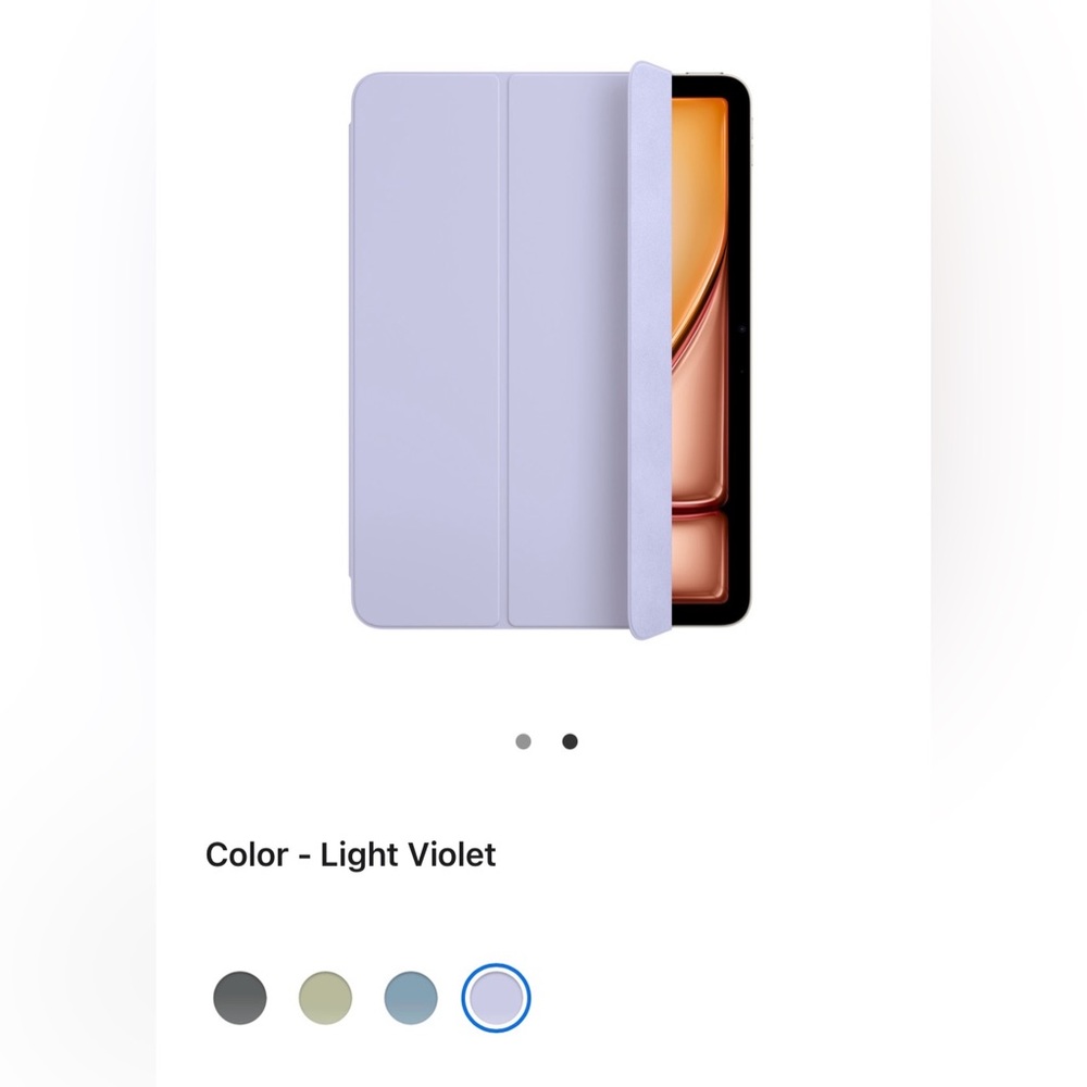 Apple Lavender Tablet Cover Smart Folio for iPad Air 11-inch (M3) - Light Violet
